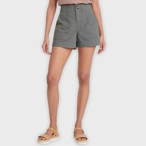Womens a new day gray high-rise women’s shorts size 14 new with tags